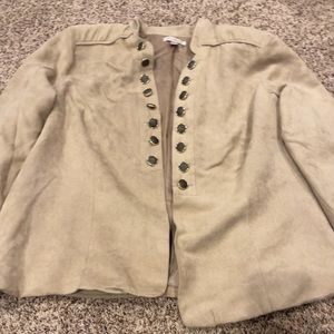 Roz and Ali Women’s Beige Jacket Size 1X